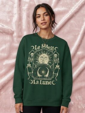 Sweatshirt Women - Le Soleil La Lune 
New Without Tag